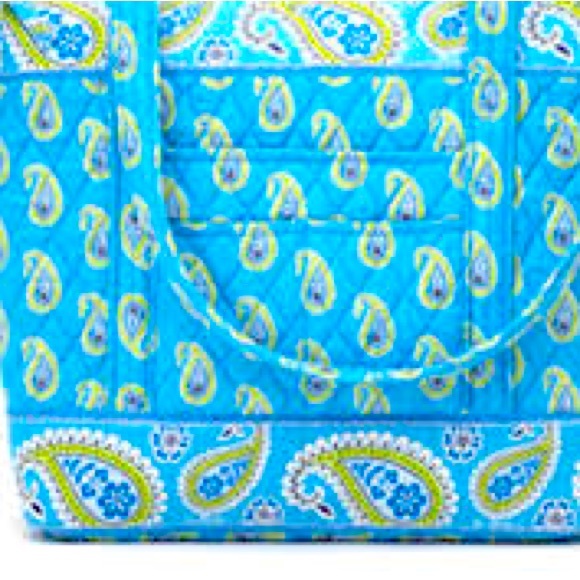 Bermuda Blue Tote Purse Villager - Picture 2 of 2